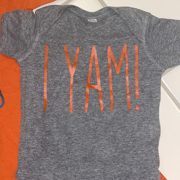 Sweet Potato Fall Thanksgiving Matching Shirts Parent Mom Dad Baby Onesie - Picture 2 of 6